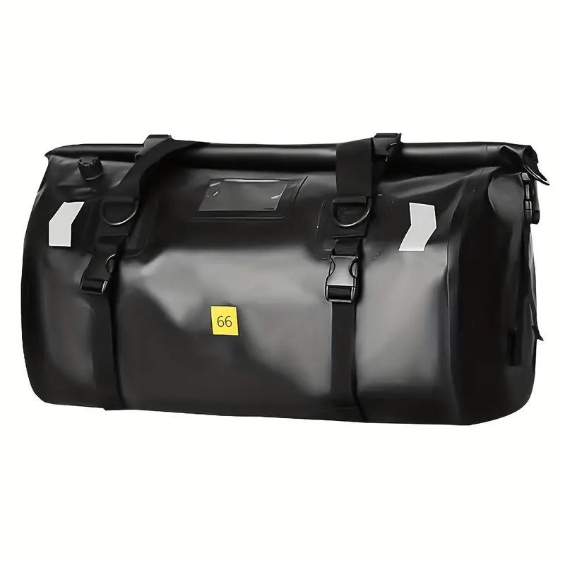 Waterproof Motorcycle Tail Bag – 40L/66L Dry Bag Roll Pack, Rear Seat Travel & Luggage Duffle.