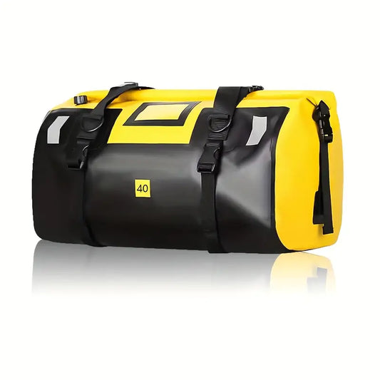 Waterproof Motorcycle Tail Bag – 40L/66L Dry Bag Roll Pack, Rear Seat Travel & Luggage Duffle.