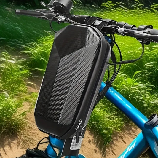 Hard Shell Bicycle Frame Bag – Diamond Shape Storage Pouch, Rain & Sun Resistant, Fits bicycles Road Bikes & E-Scooter