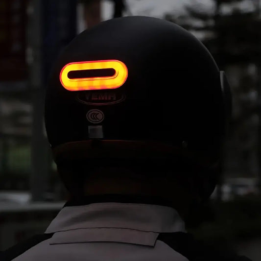 Kihous 16-Lamp LED Helmet Light – Rechargeable Bike & Motorcycle Helmet Safety Accessory