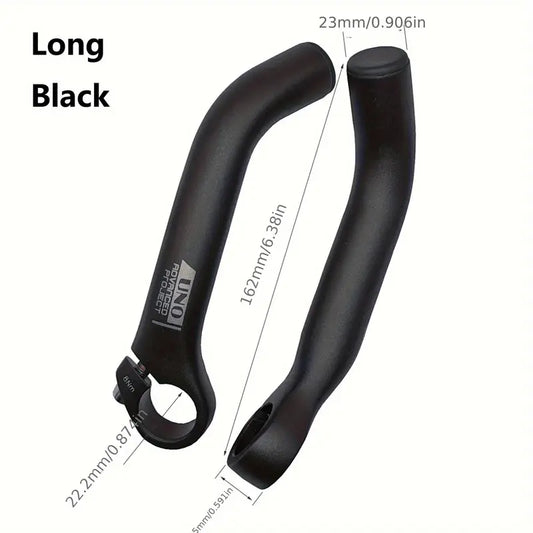 Mountain Bike Auxiliary Handlebar – 1 Pair Aluminum Alloy Bar Ends, Ergonomic Hand Rest for Cycling