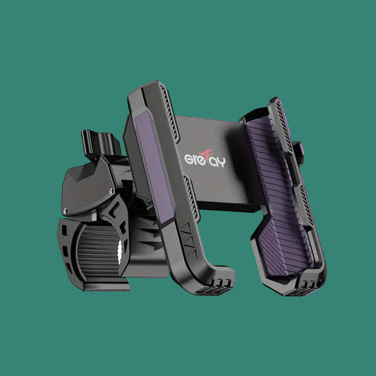 Universal Motorcycle & Bicycle Phone Mount – 360° Rotatable, Stable & Adjustable Holder for Smartphones