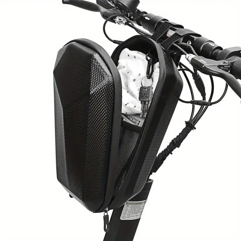 Hard Shell Bicycle Frame Bag – Diamond Shape Storage Pouch, Rain & Sun Resistant, Fits bicycles Road Bikes & E-Scooter