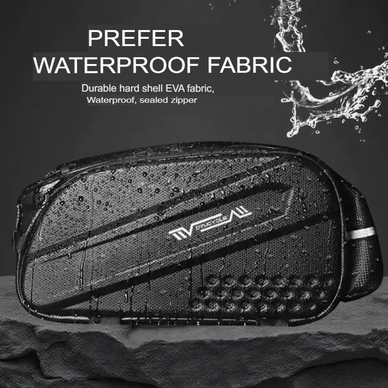 Waterproof Bicycle Rack Bag – Hard Shell Rear Seat Storage for Mountain Bikes, E-Bikes & Road Bikes, Large Capacity