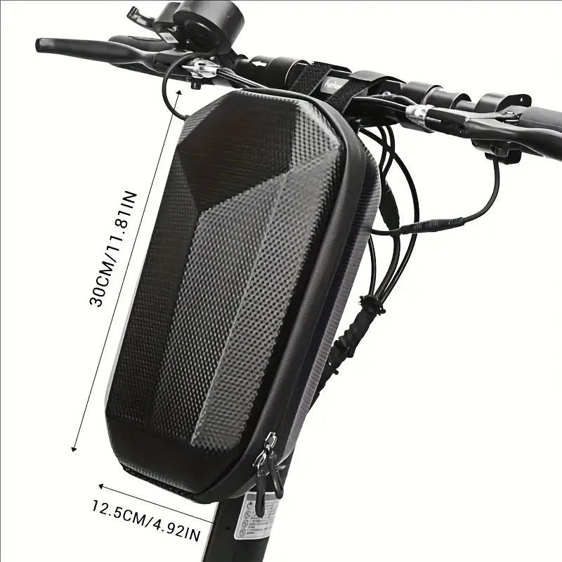 Hard Shell Bicycle Frame Bag – Diamond Shape Storage Pouch, Rain & Sun Resistant, Fits bicycles Road Bikes & E-Scooter