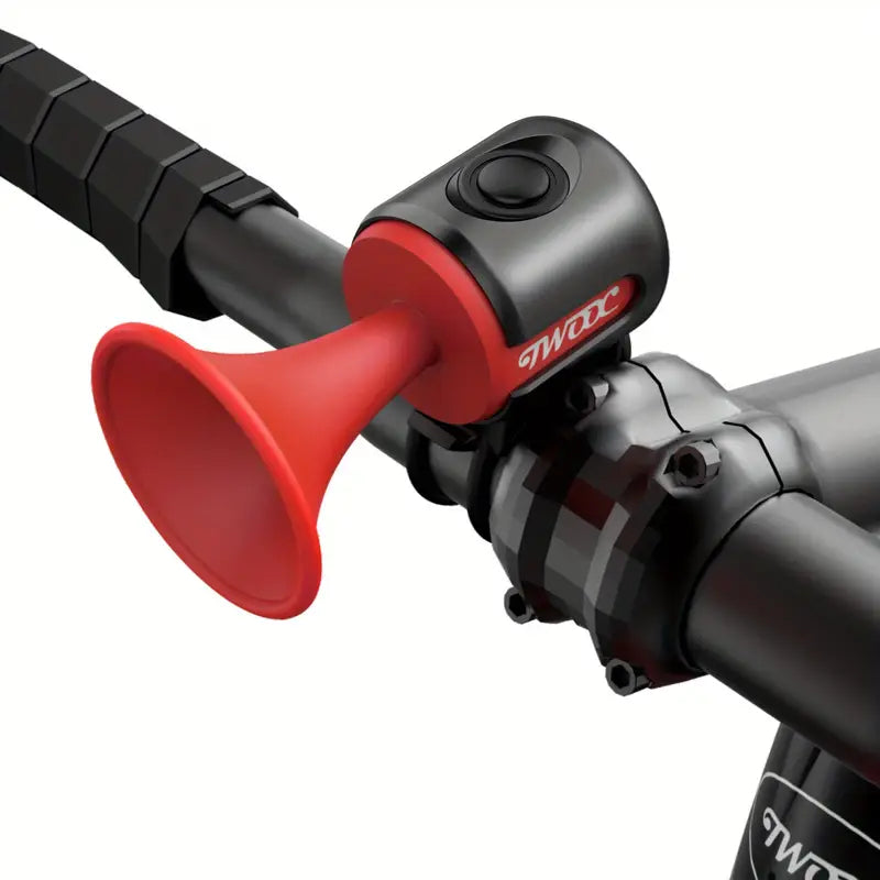 TWOOC Electric Bicycle Horn – 120dB Loud Sound Safety Bell, Compact & Easy Mount