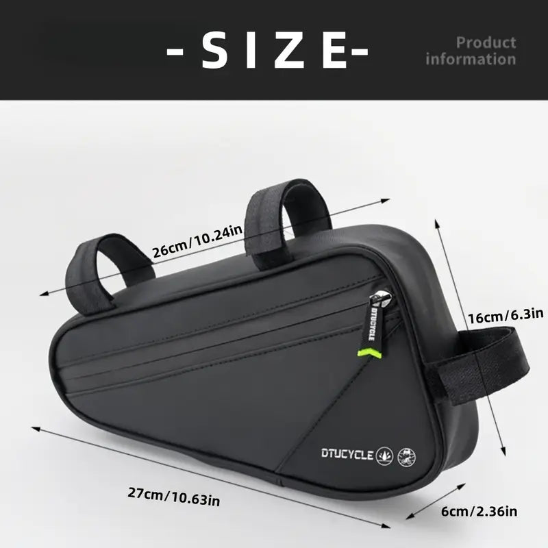 Bicycle Triangle Frame Bag – Waterproof Bike Storage for Road & Mountain Cycling