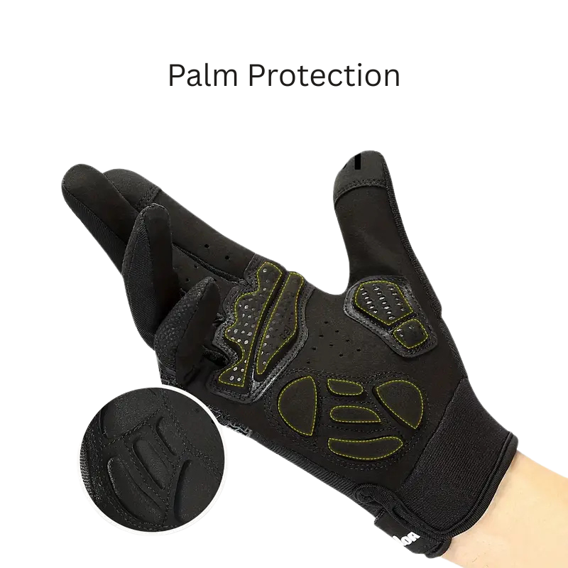 Unisex Full-Finger Cycling Gloves – Breathable, Anti-Slip, Touchscreen Motorcycle Gloves for Spring & Summer.