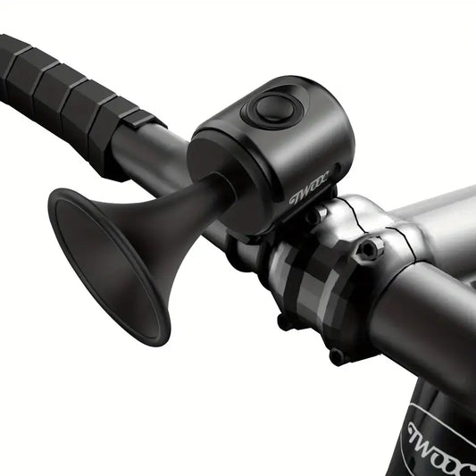 TWOOC Electric Bicycle Horn – 120dB Loud Sound Safety Bell, Compact & Easy Mount