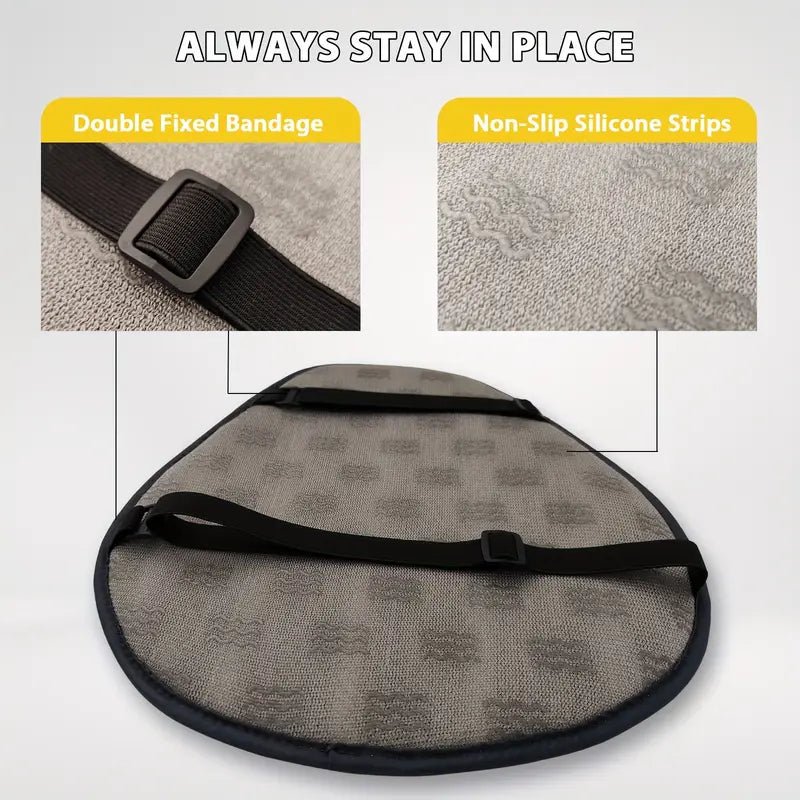 Motorcycle Seat Cushion Cover – Quick-Dry Washable Mesh, Shock-Absorbing Comfort with Heat Insulation Pad
