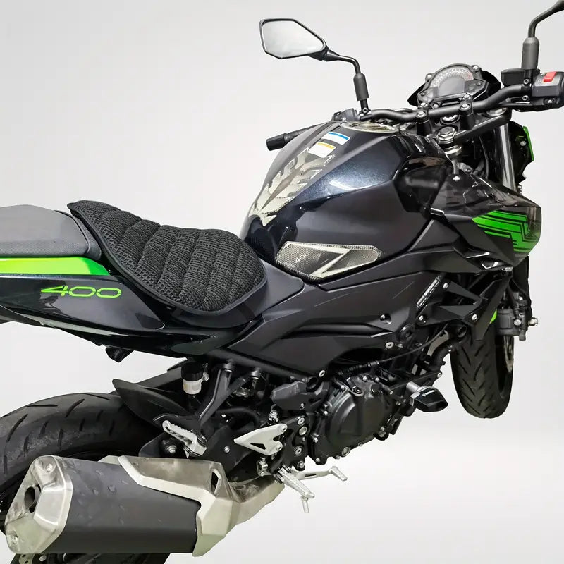 Motorcycle Seat Cushion Cover – Quick-Dry Washable Mesh, Shock-Absorbing Comfort with Heat Insulation Pad
